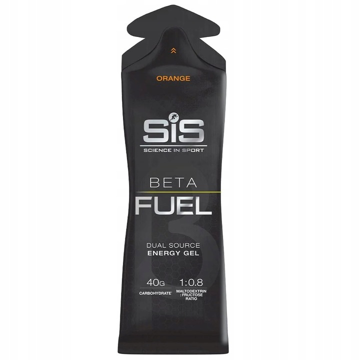 SIS ŻEL ENERGETYCZNY 10x60ml BETA FUEL ENERGY | Orange/Pomarańczowy