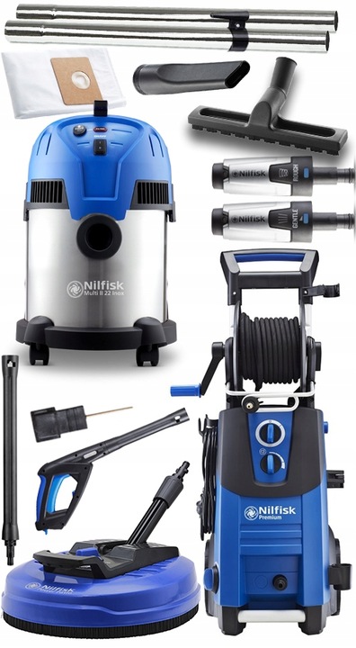 MYJKA NILFISK PREMIUM 190 PATIO + ZESTAW ODKURZACZ