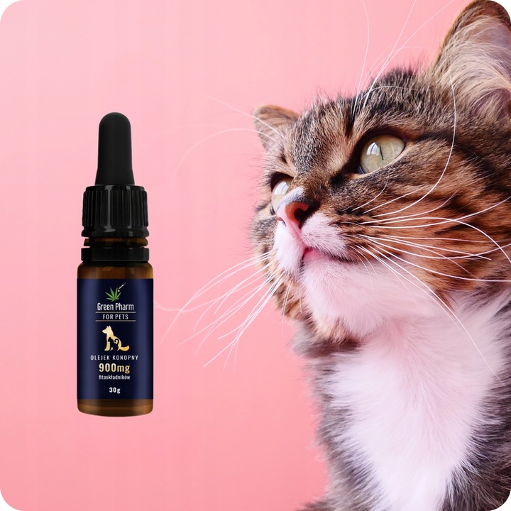 Olejek Konopny CBD 3% | Dla Psa 900mg 33ml | Weterynaryjny | Bez THC