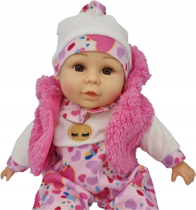 LALKA BOBAS MÓWI I ŚPIEWA POLSKI 35CM + Butelka_73