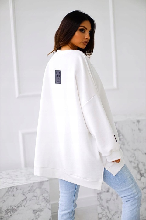 Bluza mucha oversize biała Me Gusta
