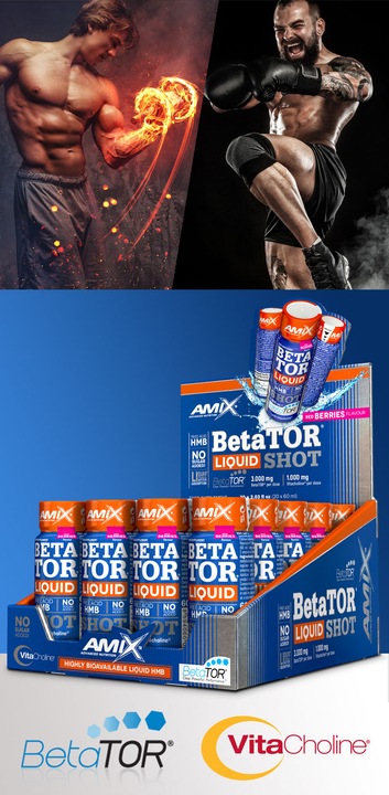 HMB SHOT w Płynie - Mocna Formuła 20 ampułek Amix