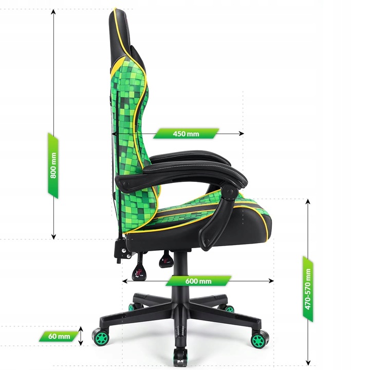 FOTEL GAMINGOWY DLA GRACZA BIUROWY HELL'S