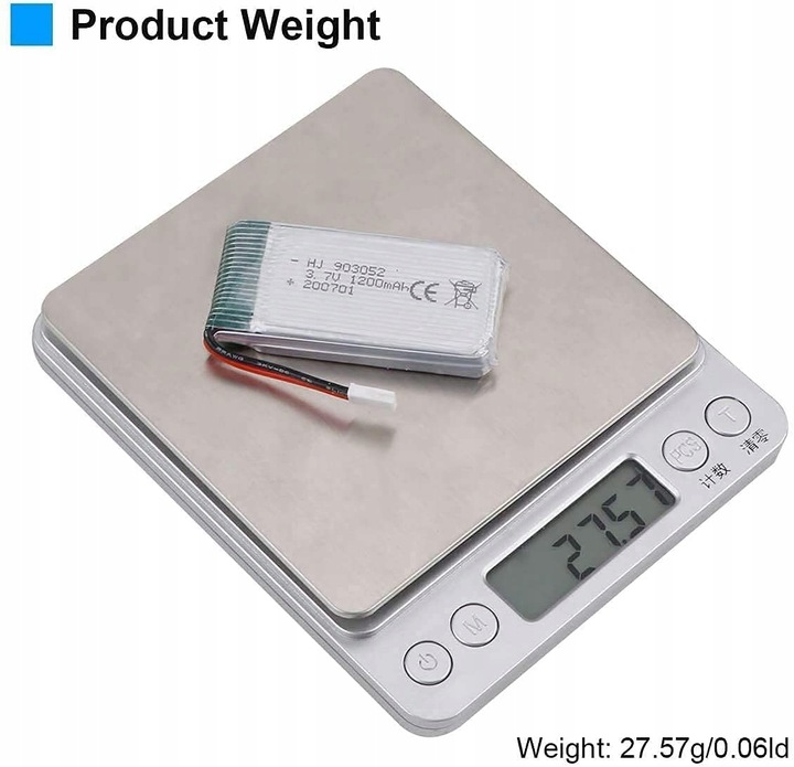 2 Stk Akumulator 3.7v 1200mAh Drones Syma X5SC RC