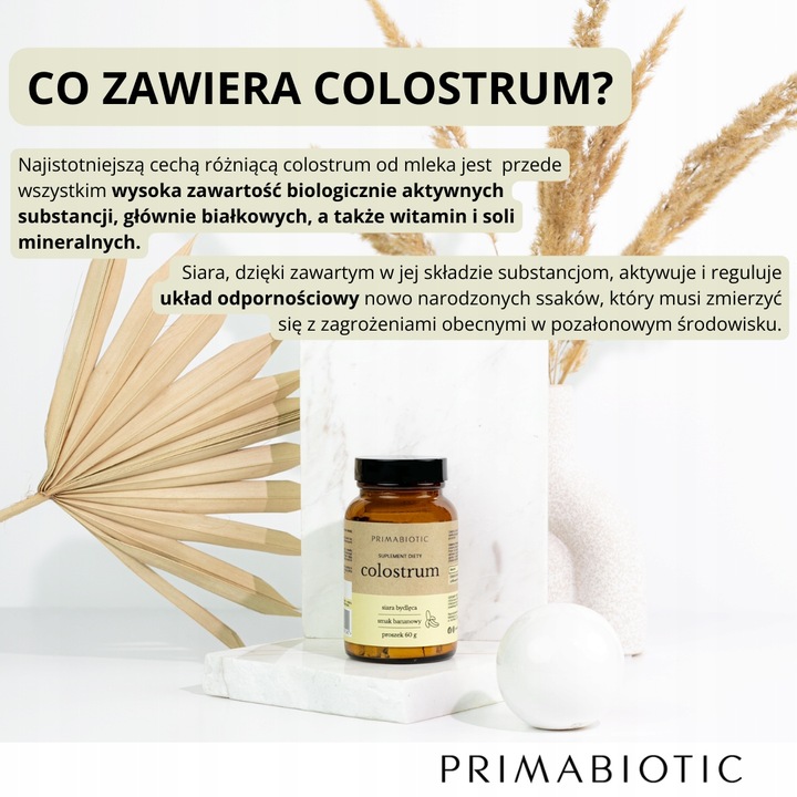 Primabiotic Colostrum 60 kapsułek