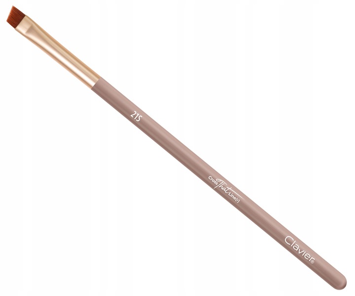 CLAVIER PĘDZELEK 21S ŚCIĘTY IDEALNY DO BRWI NATURALNE WŁOSIE