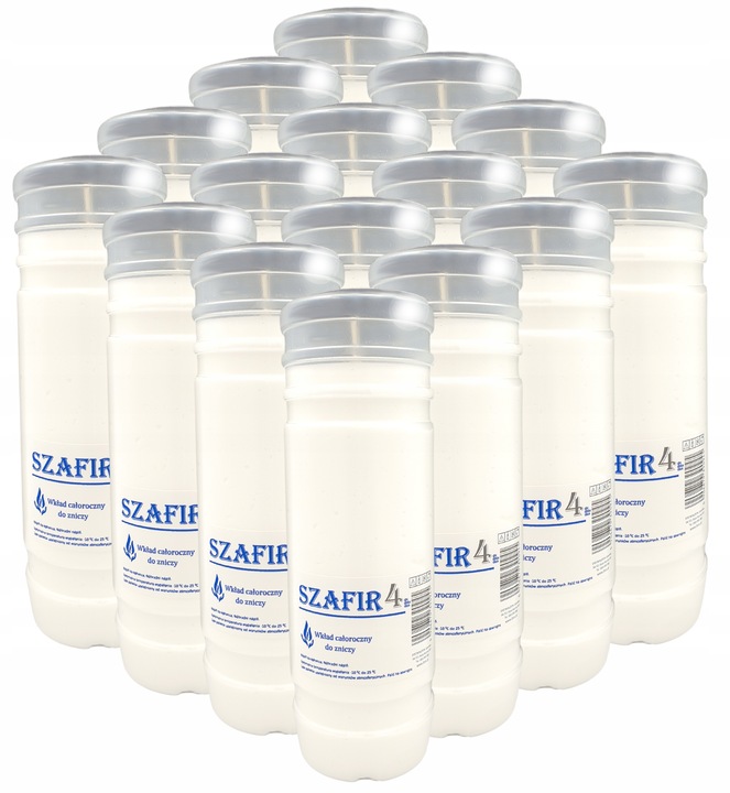 Wkłady do zniczy Parafinowe Szafir 4