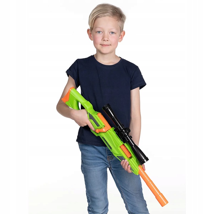 SNAJPERKA CARNIVORE z Celownikiem +OPASKA + 30 STRZAŁEK