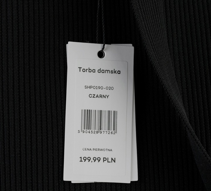 Monnari torebka shopper poliester czarny