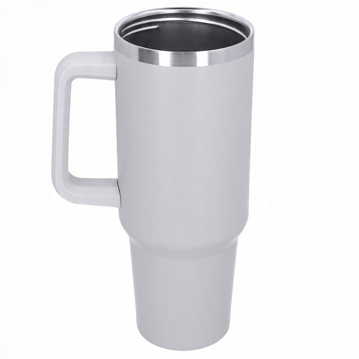 Kubek termiczny ze słomką próżniowy na kawę herbatę napoje zimne duży 1,2l