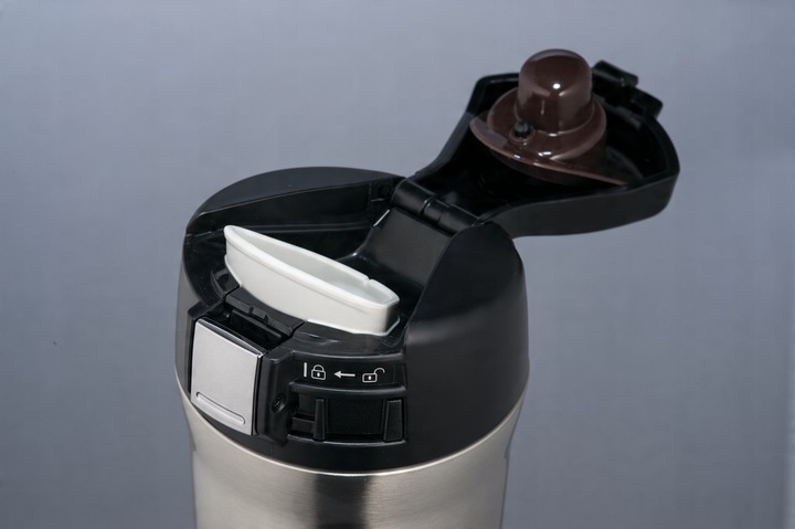 Kubek termiczny ZOJIRUSHI SM-YAF, 480 ml Srebrny Termos na Herbatę do Pracy