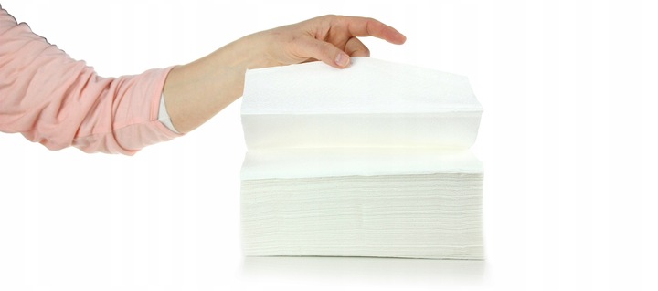 Ręcznik papierowy wkład ZZ Celuloza Biała 3000szt