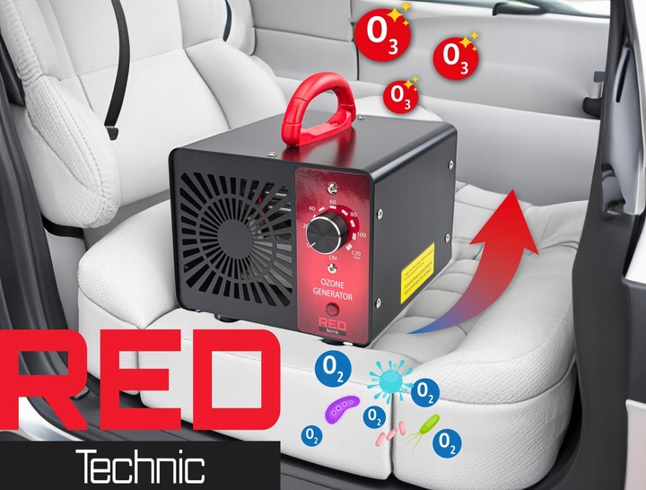 Generator OZONU Mocny 60 000 MG/H Ozonator Oczyszczacz + TIMER Czasomierz