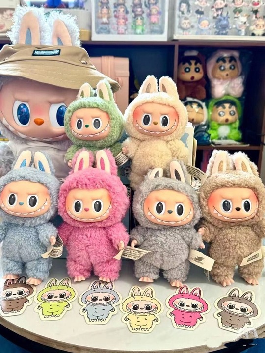 Labubu Macaron Monster Brelok 18cm Urocza Torebka Brelok Zawieszka Lalka