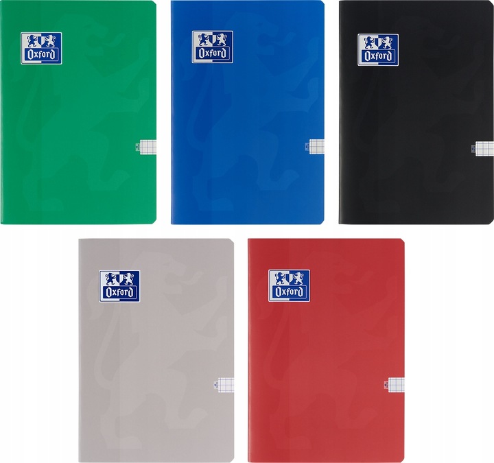 Zeszyt Kratka Zestaw zeszytów A5 60K Zeszyty szkolne 4 + 1 gratis Oxford