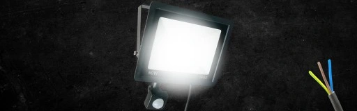 HALOGEN LED 50W REFLEKTOR NAŚWIETLACZ ZEWNĘTRZNY CZUJNIK RUCHU ZMIERZCHU