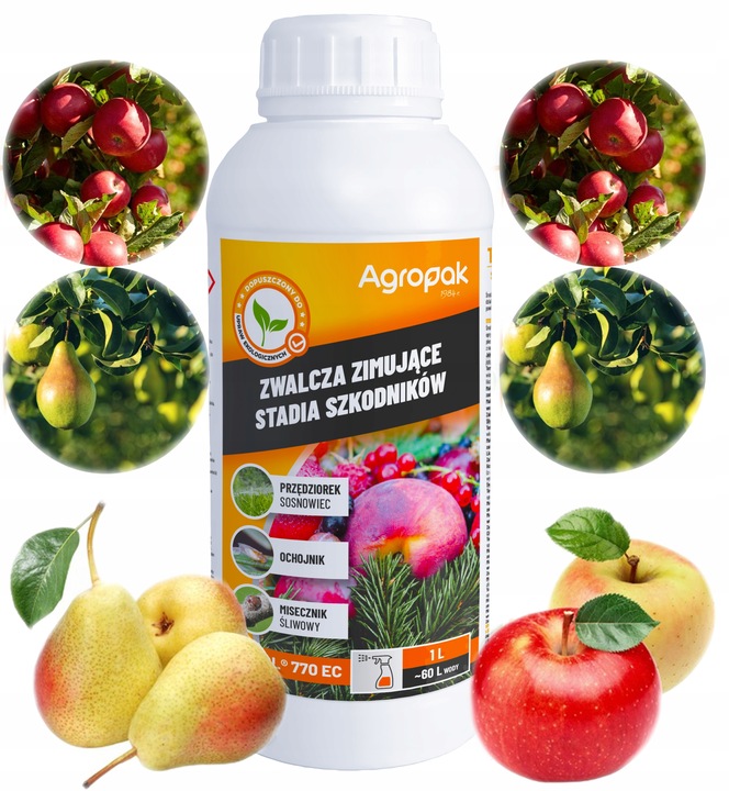 Treol 770EC olej oprysk środek owadobójczy na przędziorka misecznika 1l