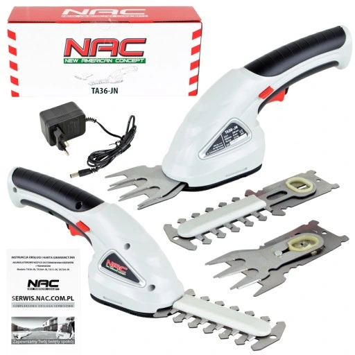 NOŻYCE DO TRAWY KRZEWÓW NAC TA36-JN AKUMULATOROWE