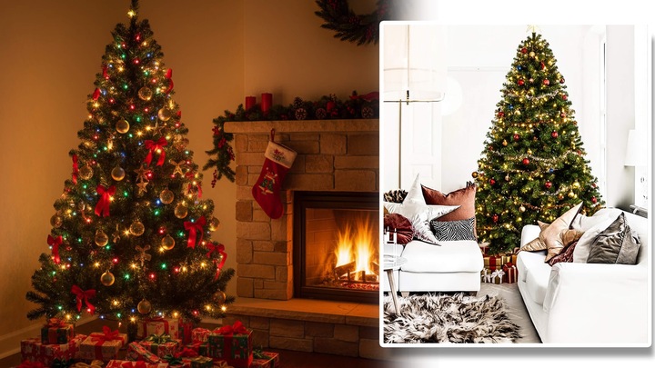 Choinka sztuczna jak żywa sosna zielona świąteczna dekoracyjna jodła 150 cm