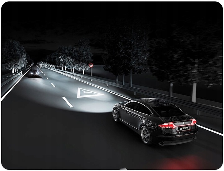 Żarówki H7 LED CSP biała 6500K 1do1 12V 7000lm BARDZO MOCNE WIECEJ ŚWIATŁA