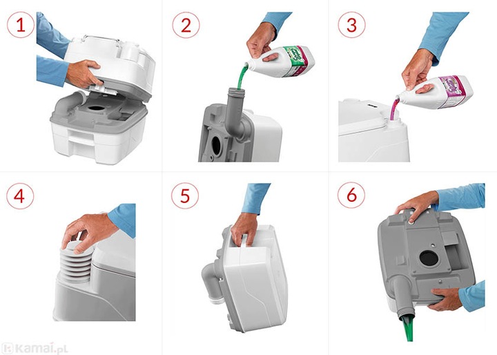 TOALETA TURYSTYCZNA PRZENOŚNA Thetford Qube XG 21L