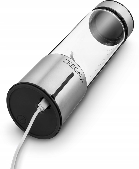 Blender Przenośny Bezprzewodowy DUŻY 465ml 300W ZEEGMA Go Plus SREBRNY