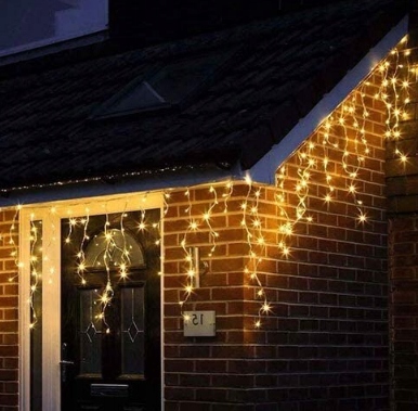 SOPLE 500 LED LAMPKI ZEWNĘTRZNE IP44 STAŁE + FLASH KURTYNA ŚWIETLNA GRUBE