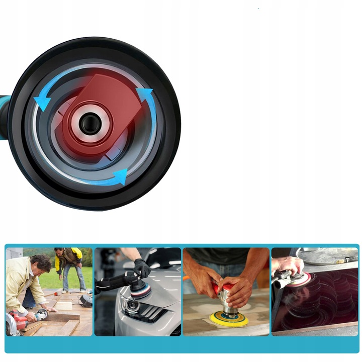 POLERKA SAMOCHODOWA 12V 1250W + Dysk