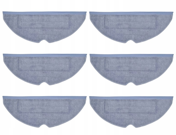 6 x Mop mikrofibra ścierka do odkurzacza Roborock S7 / S7 max / S7 Plus/ S8