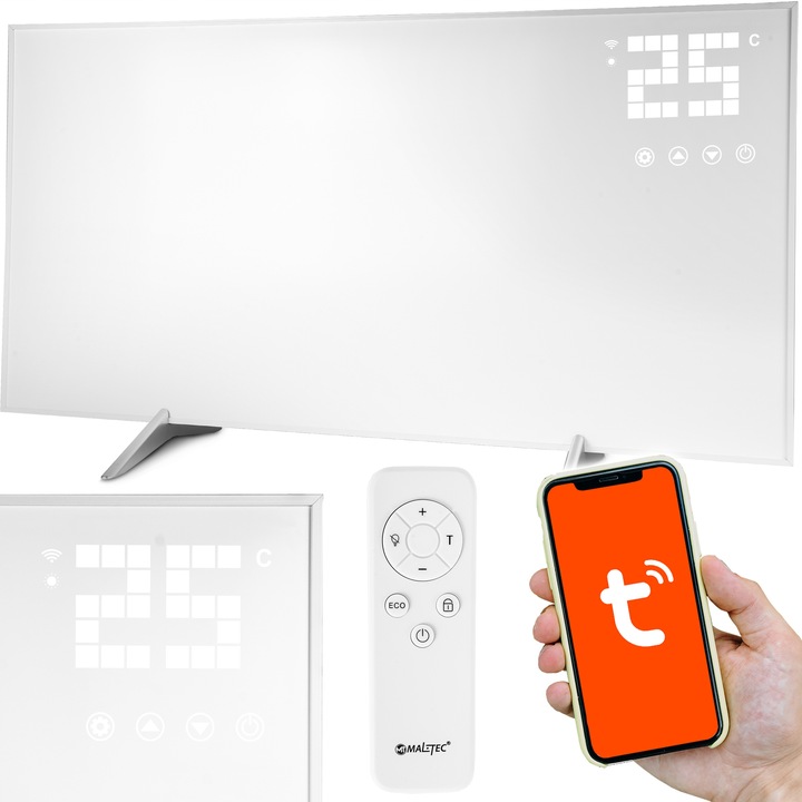 PROMIENNIK GRZEJNIK NA PODCZERWIEŃ IR ELEKTRYCZNY PILOT TUYA WIFI 770W