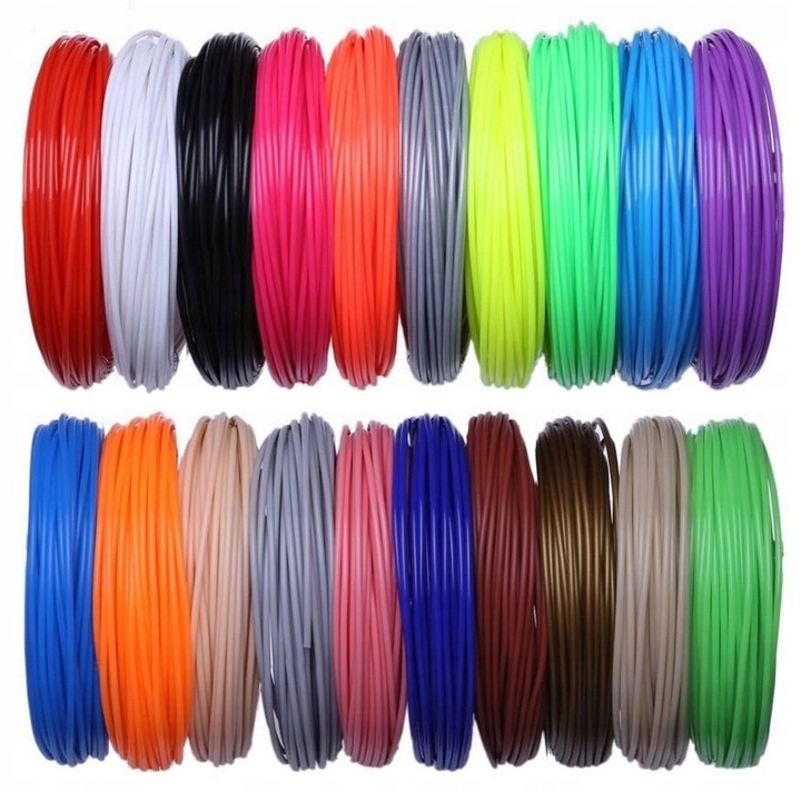 WKŁADY DO DŁUGOPISU 3D DLA DZIECI PLA FILAMENT 3D PEN 60 M ZESTAW STARTOWY