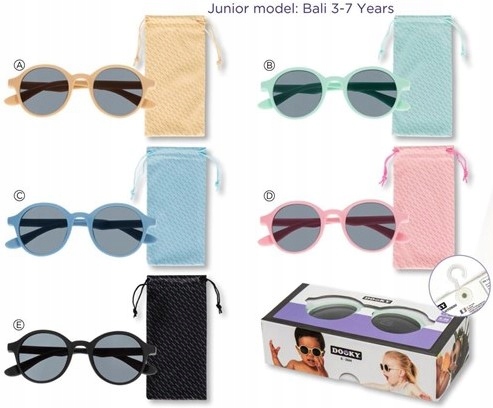 Okulary przeciwsłoneczne Dooky Bali UV400 3-7 lat