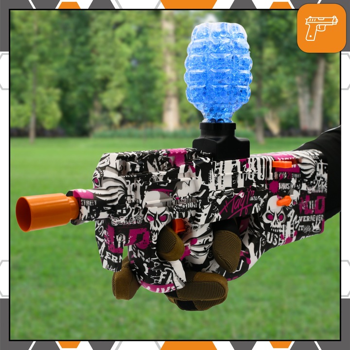 KARABIN NA KULKI ŻELOWE PISTOLET AUTOMATYCZNY DUŻY P90 + GRATIS 500 KULEK