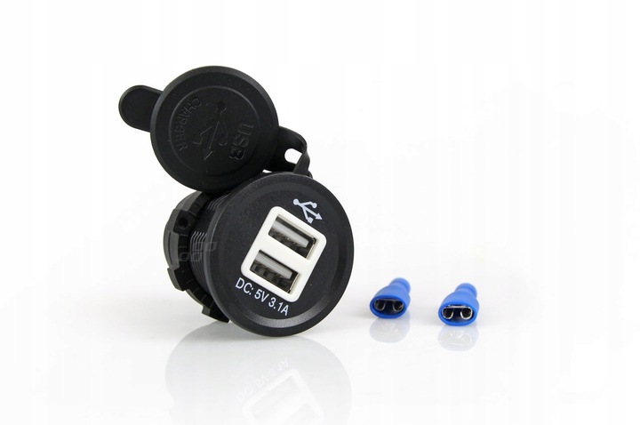 BYPASS USB DODATKOWE SAMOCHODOWE 12V 24V MONTAŻOWE