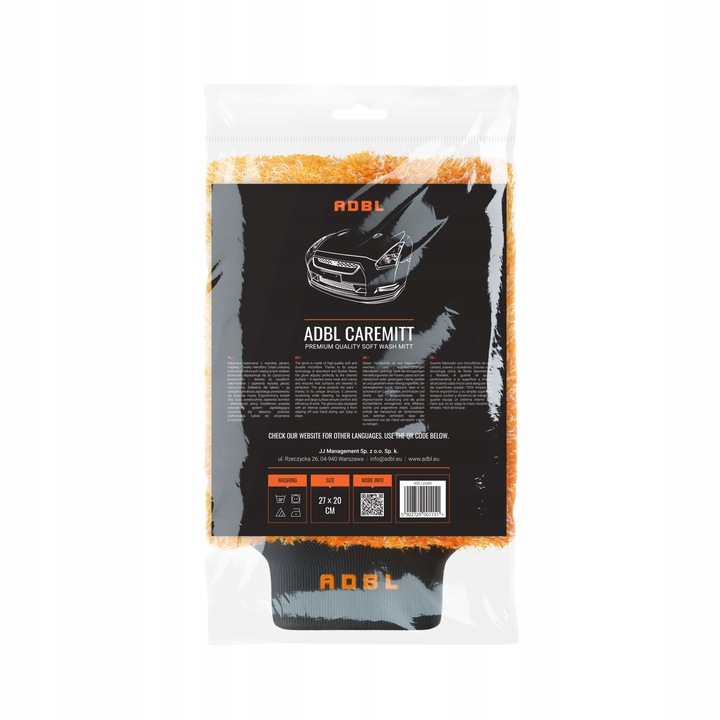 ZESTAW DO MYCIA AUTA rękawica z mikrofibry + ręcznik do osuszania + szampon