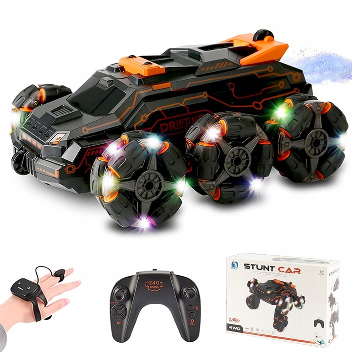 SAMOCHÓD ZDALNIE LED STEROWANY RĘKĄ GESTAMI +PILOT