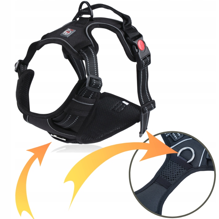 SZELKI BEZUCISKOWE dla dużego psa typu GUARD ELITE XL dla owczarka czar