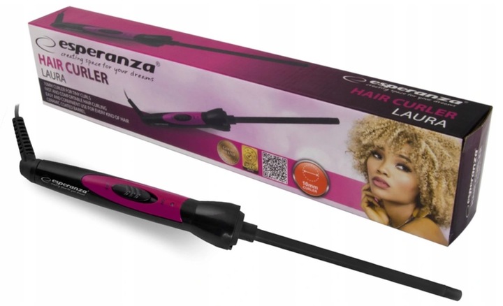 LOKÓWKA DO WŁOSÓW DO LOKÓW CERAMICZNA STOŻKOWA