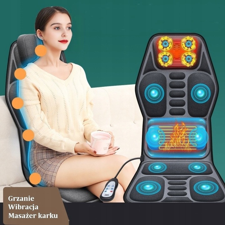 Mata masująca do masażu masażer Shiatsu grzanie do domu i samochodu Gateway