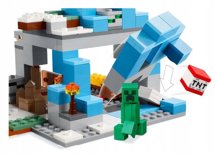 LEGO Minecraft 21243 Ośnieżone szczyty