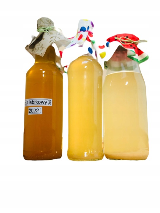 OCET JABŁKOWY BIO NIEFILTROWANY ŻYWY NIEPASTERYZOWANY MATKA OCTOWA 500 ml