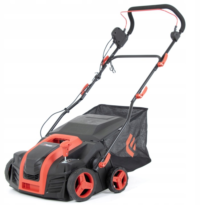 MOCNY AERATOR WERTYKULATOR ELEKTRYCZNY KOSZ 55L 3w1 40cm AREATOR FAWORYT