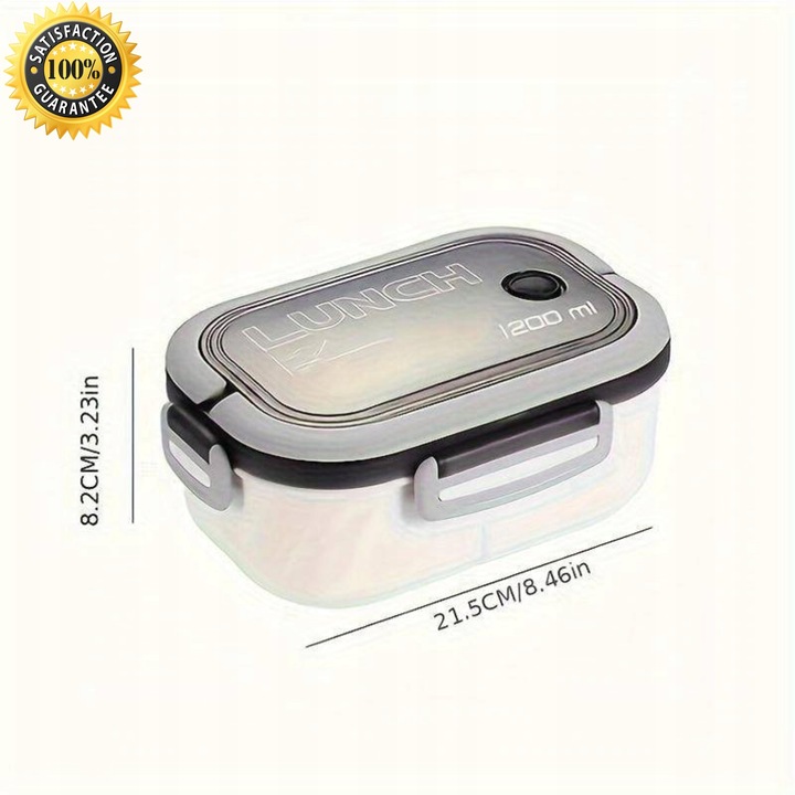 LUNCHBOX LUNCH BOX ŚNIADANIÓWKA POJEMNIK PUDEŁKO BOX Z PRZEGRÓDKAMI 1200ML