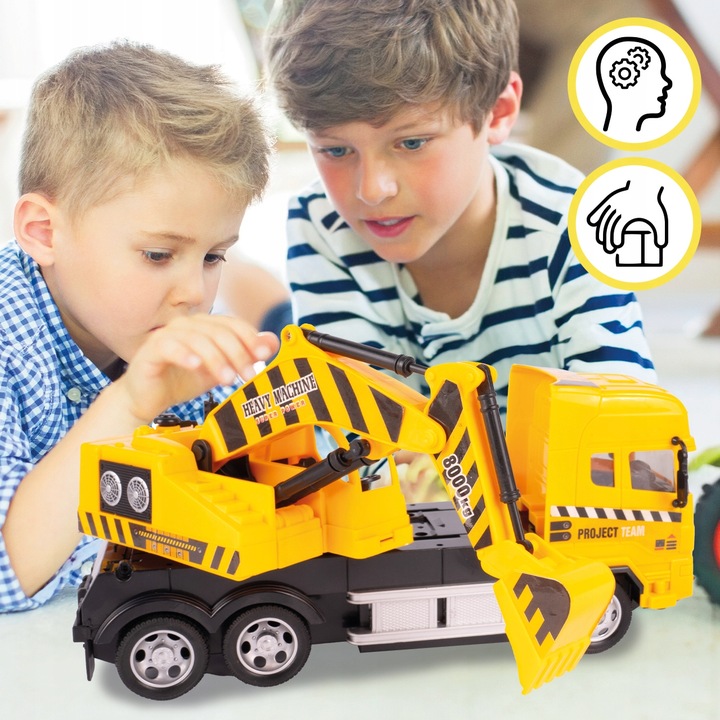 CIĘŻARÓWKA SAMOCHÓD KOPARKA RC ZDALNIE STEROWANY AUTO NA PILOTA DLA DZIECI