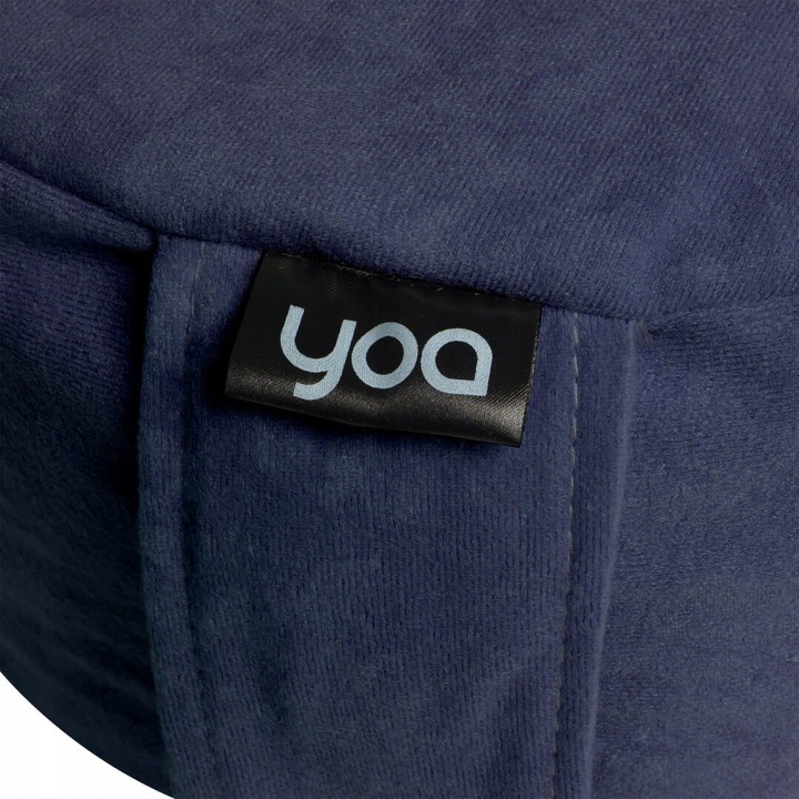 Bolster wałek do jogi Yoa - Granatowy