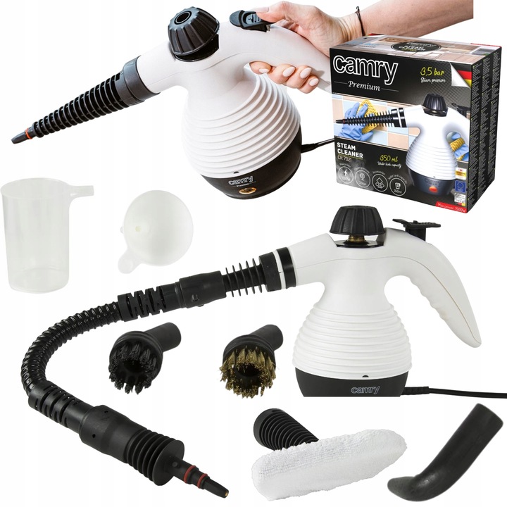 MYJKA PAROWA CZYŚCIK STEAMER PAROWNICA 1500W 350ml