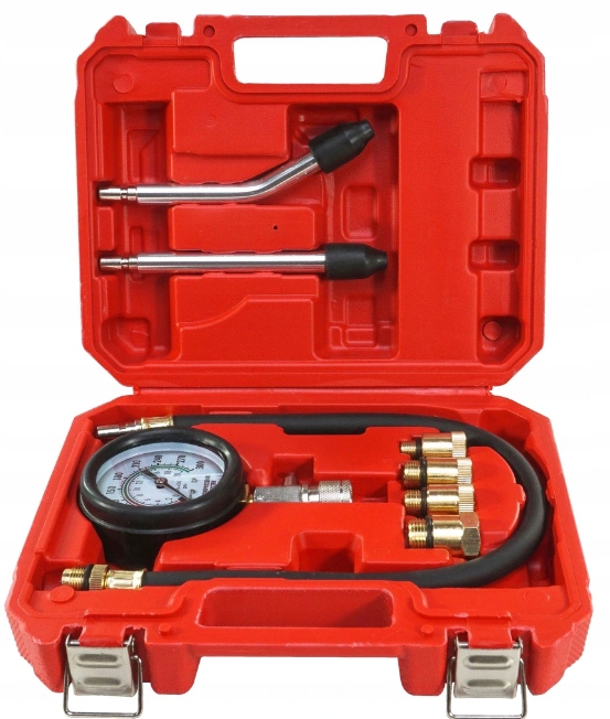 MIERNIK TESTER CIŚNIENIA SPRĘŻANIA POZIOMU KOMPRESJI WTRYSKU SILNIK BENZYNA