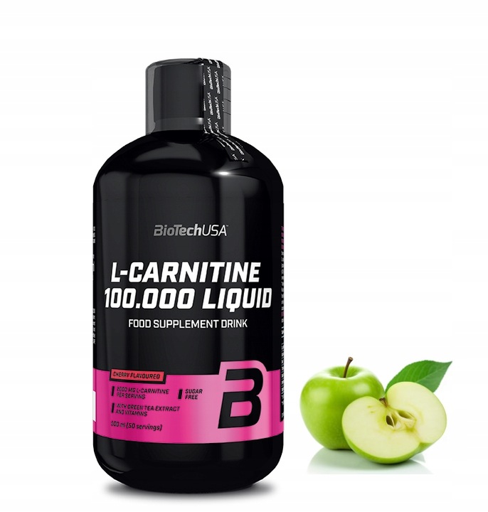 BIOTECH L-CARNITINE 100.000 500ML APPLE ODCHUDZANIE REDUKCJA