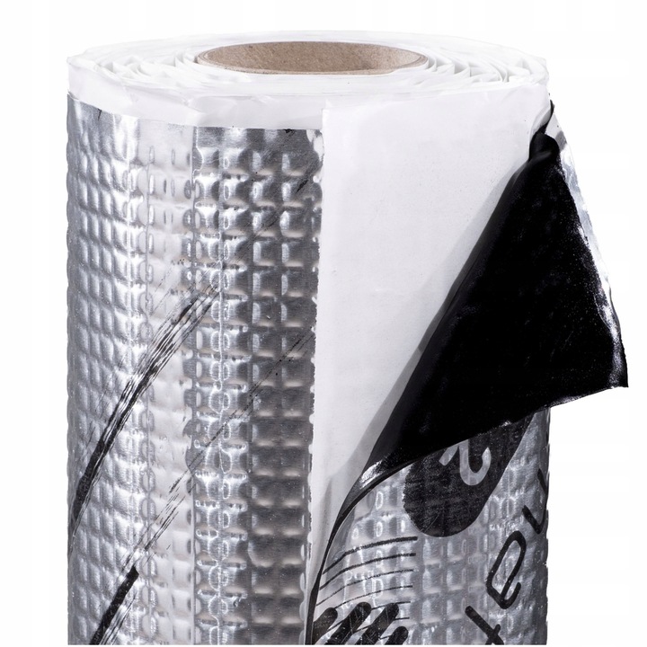 MATA WYGŁUSZAJĄCA BUTYLOWA BITUMICZNA 100x50 cm z klejem redukcja wibracji