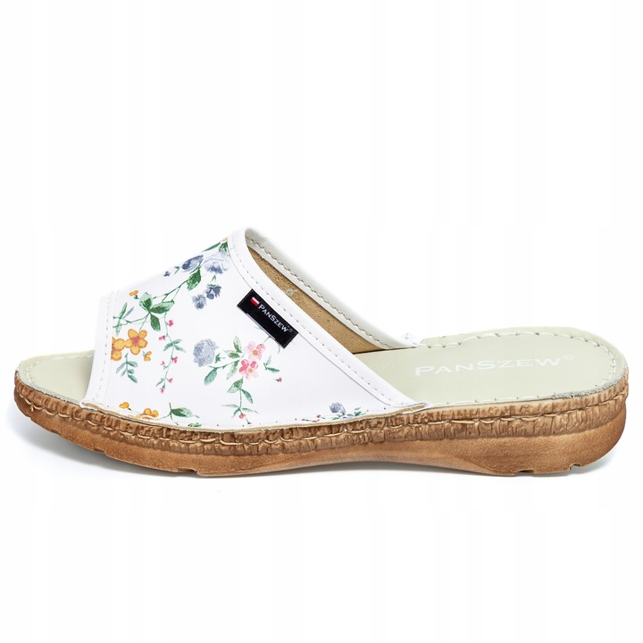 PanSzew POLSKIE Klapki Damskie ze SKÓRY Buty ze Skóry Naturalnej 36-41